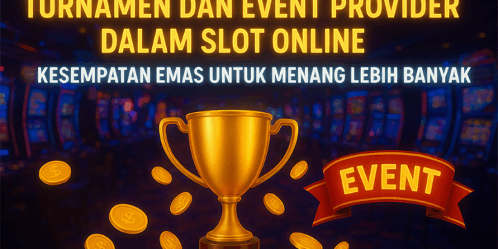 Turnamen dan Event Provider dalam Slot Online: Kesempatan Emas untuk Menang Lebih Banyak